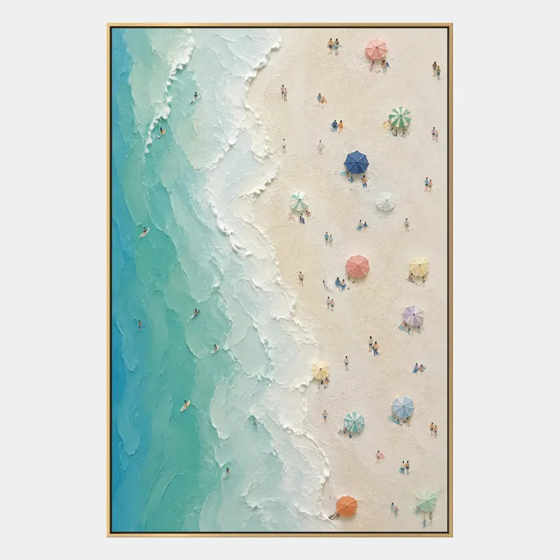 Plaster & Texture abstract oil painting showing layered abstract marks, texture and expressive painterly movement in a beige palette.