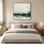 Plaster & Texture abstract oil painting showing layered abstract marks, texture and expressive painterly movement.