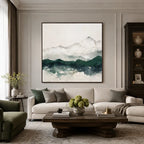 Plaster & Texture abstract oil painting showing layered abstract marks, texture and expressive painterly movement.