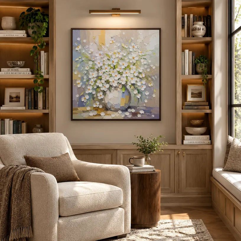 Plaster & Texture abstract oil painting showing layered abstract marks, texture and expressive painterly movement in a grey palette.