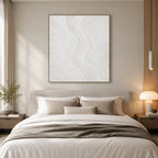 Plaster & Texture abstract oil painting showing layered abstract marks, texture and expressive painterly movement.