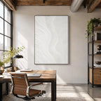 Plaster & Texture abstract oil painting showing layered abstract marks, texture and expressive painterly movement.