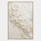 Plaster & Texture abstract oil painting showing layered abstract marks, texture and expressive painterly movement.