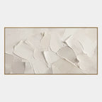 Plaster & Texture abstract oil painting showing layered abstract marks, texture and expressive painterly movement.