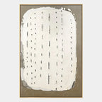 Plaster & Texture abstract oil painting showing layered abstract marks, texture and expressive painterly movement.