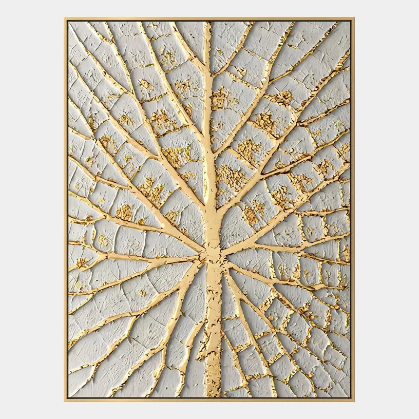 Plaster & Texture abstract oil painting showing layered abstract marks, texture and expressive painterly movement in a yellow palette.