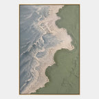Plaster & Texture abstract oil painting showing layered abstract marks, texture and expressive painterly movement in a grey palette.