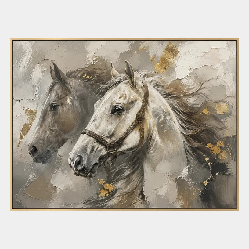 Plaster & Texture abstract oil painting showing layered abstract marks, texture and expressive painterly movement in a brown palette.