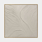 Plaster & Texture abstract oil painting showing layered abstract marks, texture and expressive painterly movement in a grey palette.