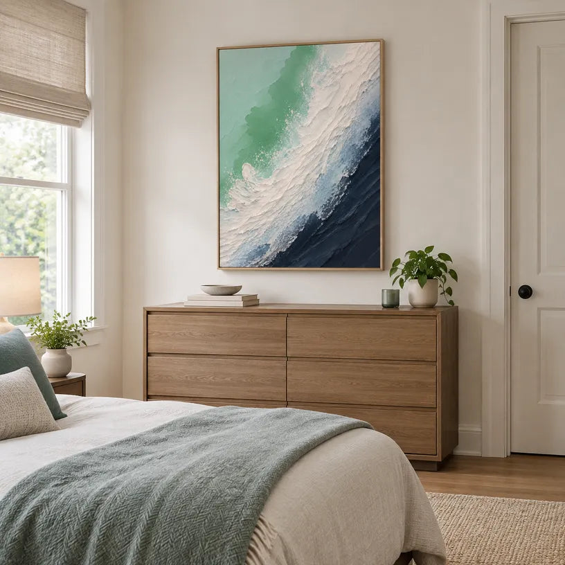 Plaster & Texture abstract oil painting showing layered abstract marks, texture and expressive painterly movement in a grey palette.