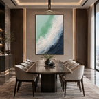 Plaster & Texture abstract oil painting showing layered abstract marks, texture and expressive painterly movement in a grey palette.