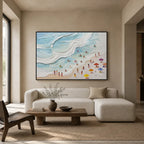 Plaster & Texture abstract oil painting showing layered abstract marks, texture and expressive painterly movement.