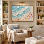 Plaster & Texture abstract oil painting showing layered abstract marks, texture and expressive painterly movement.