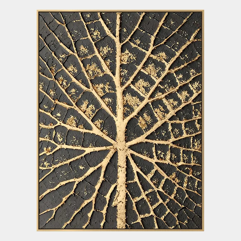 Plaster & Texture abstract oil painting showing layered abstract marks, texture and expressive painterly movement in a brown palette.