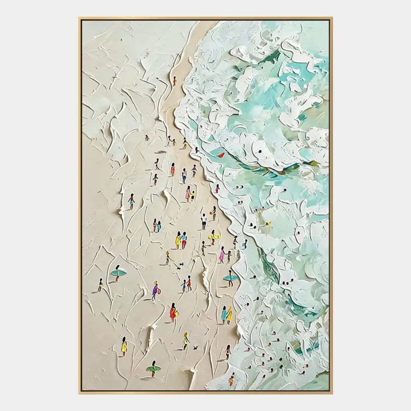 Plaster & Texture abstract oil painting showing layered abstract marks, texture and expressive painterly movement.