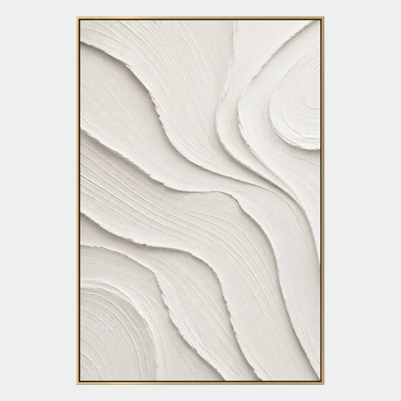 Plaster & Texture abstract oil painting showing layered abstract marks, texture and expressive painterly movement.
