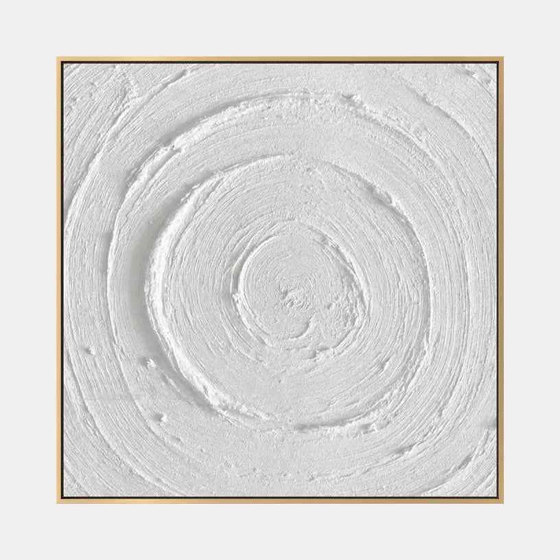 Plaster & Texture abstract oil painting showing layered abstract marks, texture and expressive painterly movement in a grey palette.
