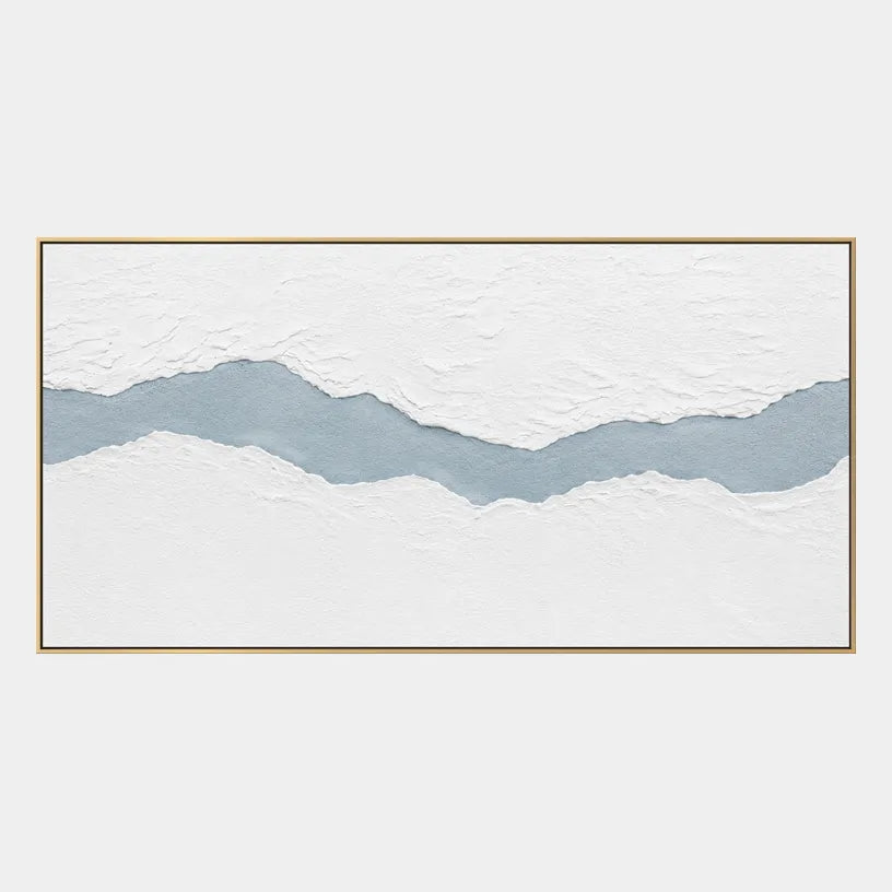 Plaster & Texture abstract oil painting showing layered abstract marks, texture and expressive painterly movement.
