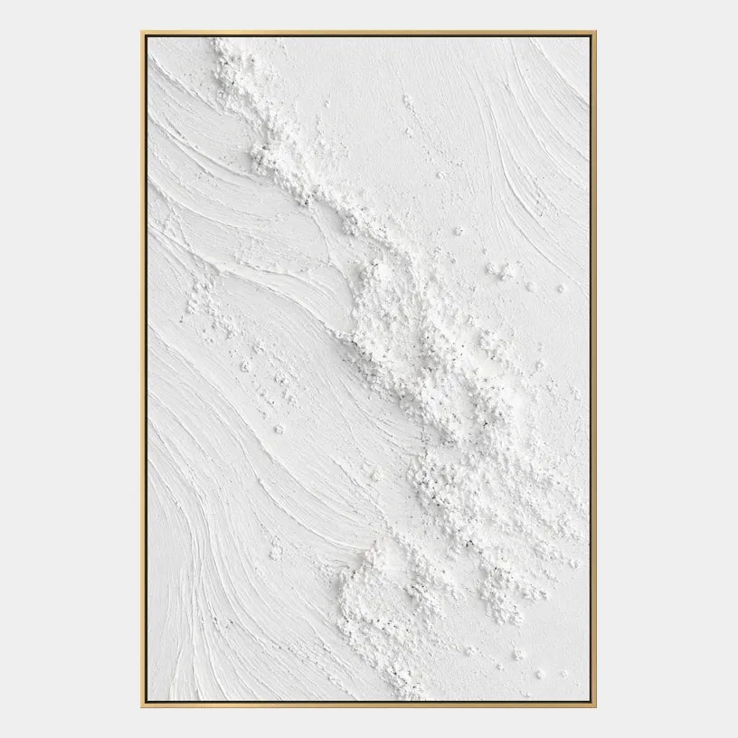 Plaster & Texture abstract oil painting showing layered abstract marks, texture and expressive painterly movement.