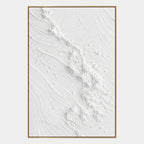 Plaster & Texture abstract oil painting showing layered abstract marks, texture and expressive painterly movement.