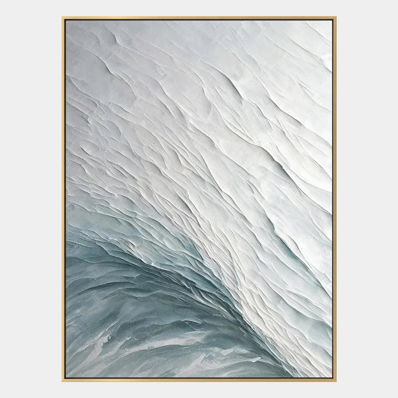 Plaster & Texture abstract oil painting showing layered abstract marks, texture and expressive painterly movement in a grey palette.