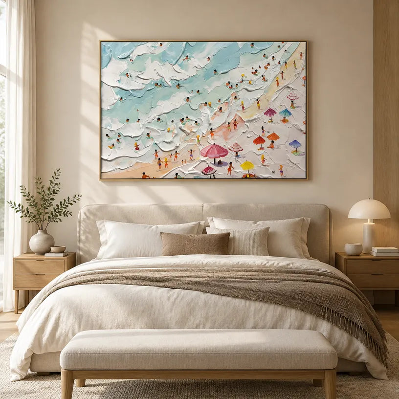 Plaster & Texture abstract oil painting showing layered abstract marks, texture and expressive painterly movement.