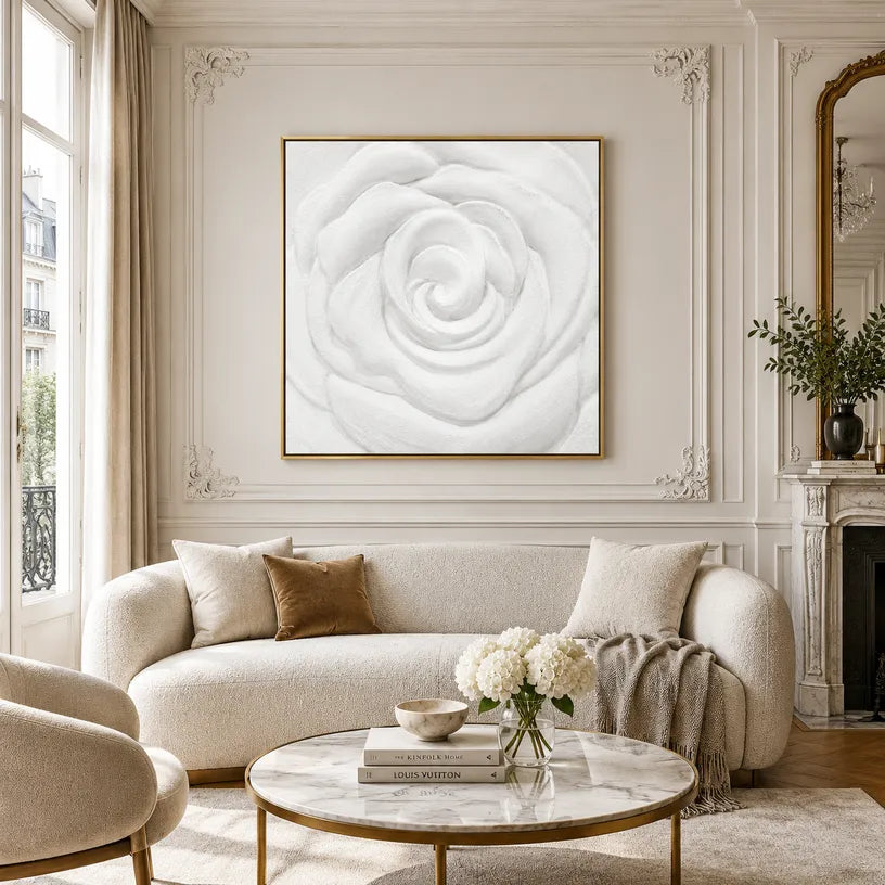 Plaster & Texture floral/botanicals & nature oil painting showing botanical forms, flowers or trees arranged in a calm painterly composition.