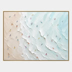 Plaster & Texture abstract oil painting showing layered abstract marks, texture and expressive painterly movement.