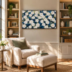 Plaster & Texture abstract oil painting showing layered abstract marks, texture and expressive painterly movement.
