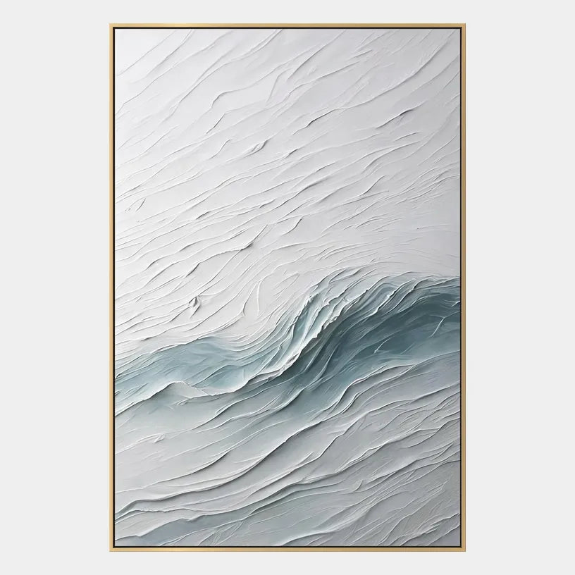Plaster & Texture abstract oil painting showing layered abstract marks, texture and expressive painterly movement in a grey palette.