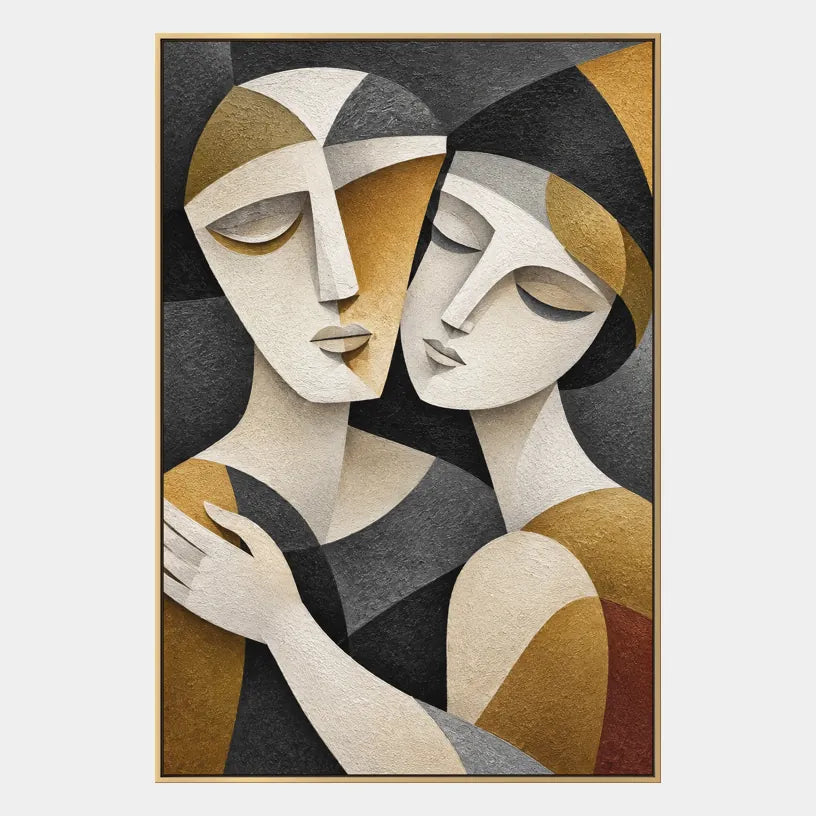 Ritrattistica pop e pittura a olio con figure espressive o ritratti resi con dettagli pittorici.