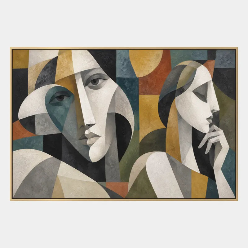 Populäres Porträt- und Figurenölgemälde mit einer ausdrucksstarken Figur oder einem Porträt mit malerischen Details in einer Beige-Palette.