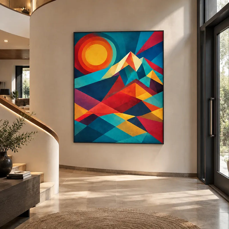 Pintura al óleo pop abstracta y conceptual que presenta marcas abstractas en capas, textura y movimiento pictórico expresivo en una paleta azul.