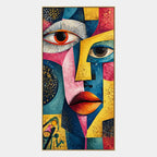 Ritrattistica pop e pittura a olio con figure espressive o ritratti resi con dettagli pittorici.