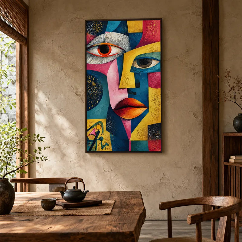 Ritrattistica pop e pittura a olio con figure espressive o ritratti resi con dettagli pittorici.