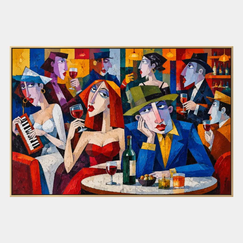 Pop portraiture & figure oil painting featuring an expressive figure or portrait rendered with painterly detail.