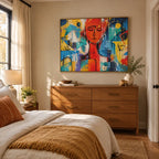 Pop portraiture & figure oil painting featuring an expressive figure or portrait rendered with painterly detail.