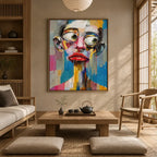 Ritrattistica pop e pittura a olio con figure espressive o ritratti resi con dettagli pittorici.