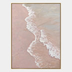 Wabi-Sabi abstract oil painting showing layered abstract marks, texture and expressive painterly movement in a brown palette.