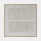 Wabi-Sabi abstract oil painting showing layered abstract marks, texture and expressive painterly movement in a grey palette.
