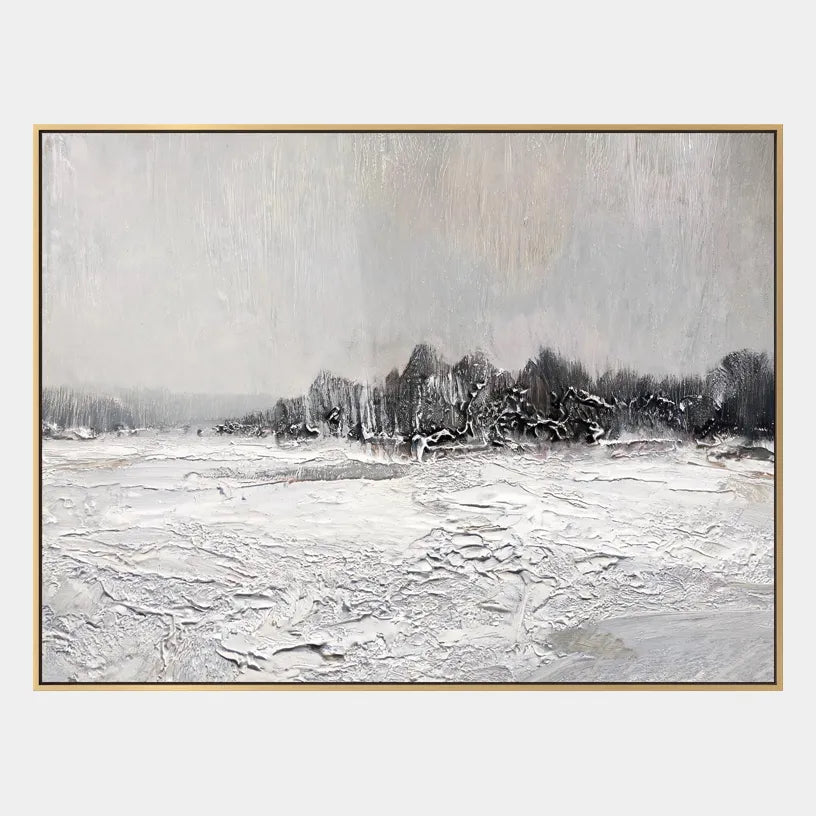 Wabi-Sabi abstract oil painting showing layered abstract marks, texture and expressive painterly movement in a grey palette.