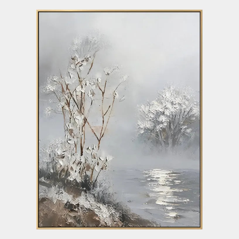 Wabi-Sabi abstract oil painting showing layered abstract marks, texture and expressive painterly movement in a grey palette.