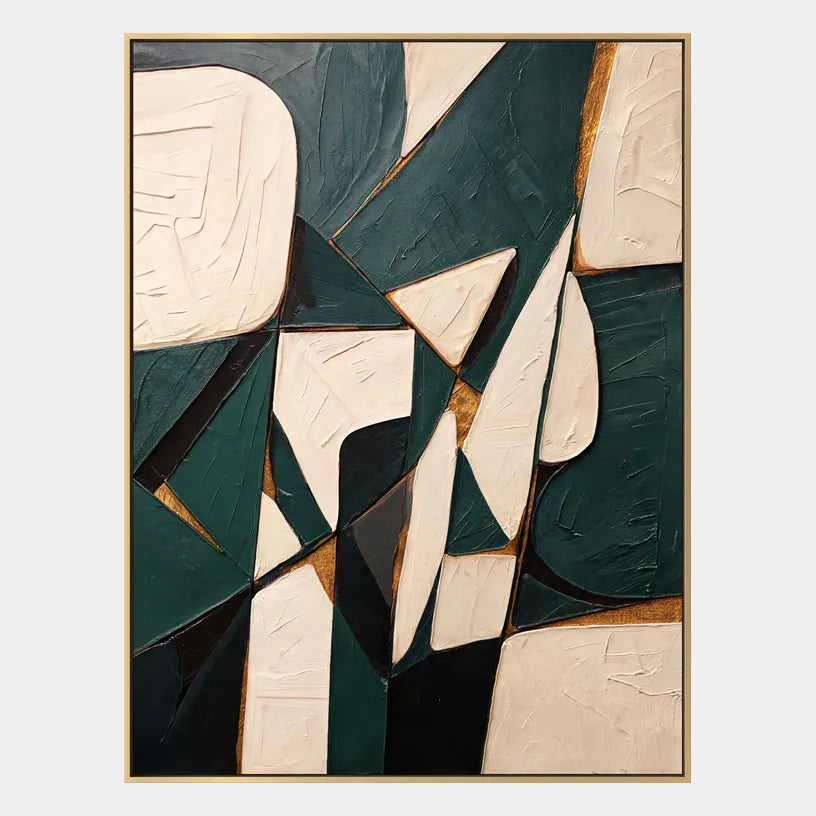 Wabi-Sabi abstract oil painting showing layered abstract marks, texture and expressive painterly movement in a beige palette.