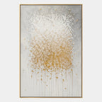 Wabi-Sabi abstract oil painting showing layered abstract marks, texture and expressive painterly movement in a grey palette.