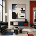 Wabi-Sabi abstract oil painting showing layered abstract marks, texture and expressive painterly movement in a black and white palette.