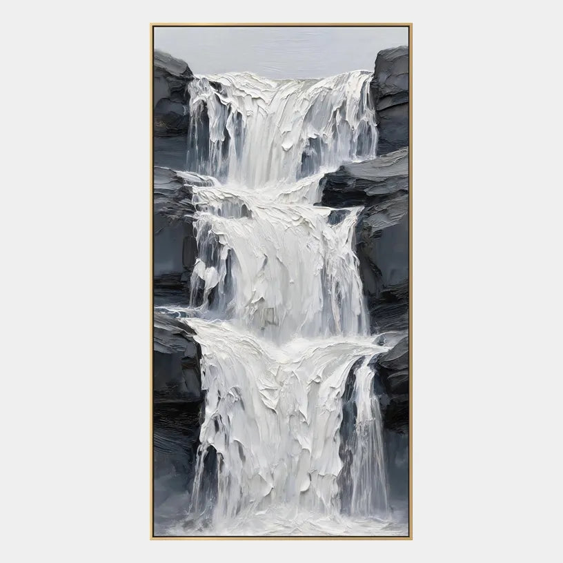 Wabi-Sabi abstract oil painting showing layered abstract marks, texture and expressive painterly movement in a grey palette.