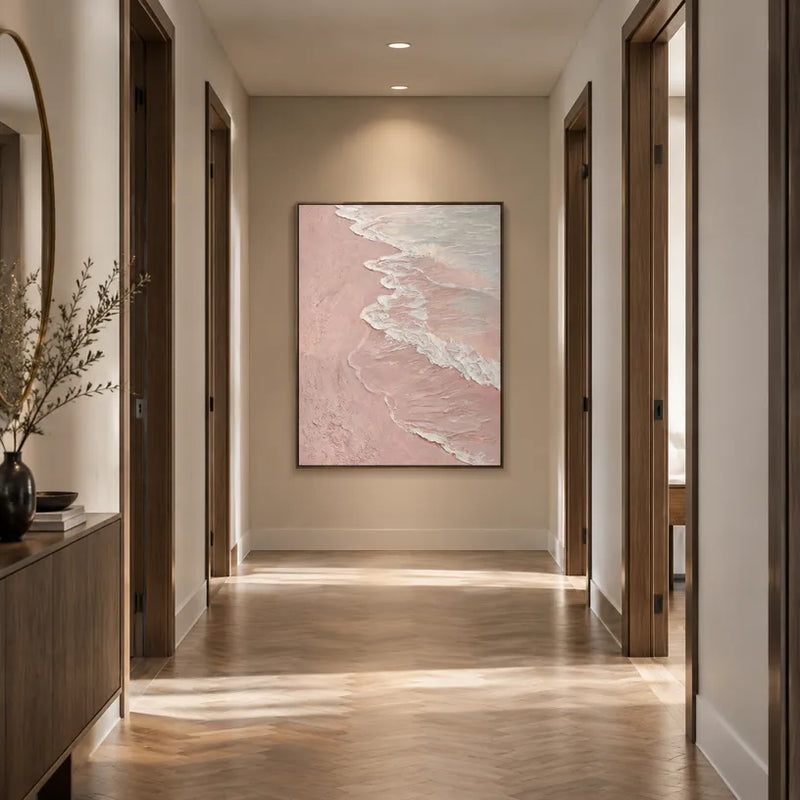Peinture à l'huile de paysages, de marines et de paysages urbains Wabi-Sabi présentant un paysage atmosphérique, un paysage marin ou une composition inspirée de la ville.