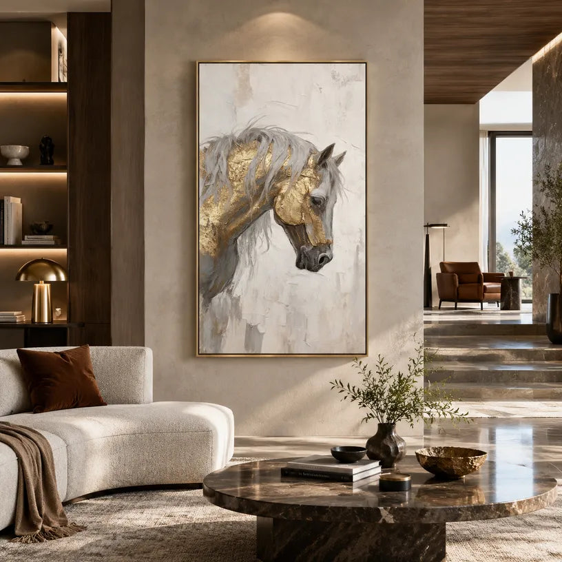 Wabi-Sabi abstract oil painting showing layered abstract marks, texture and expressive painterly movement.