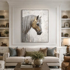 Wabi-Sabi abstract oil painting showing layered abstract marks, texture and expressive painterly movement.