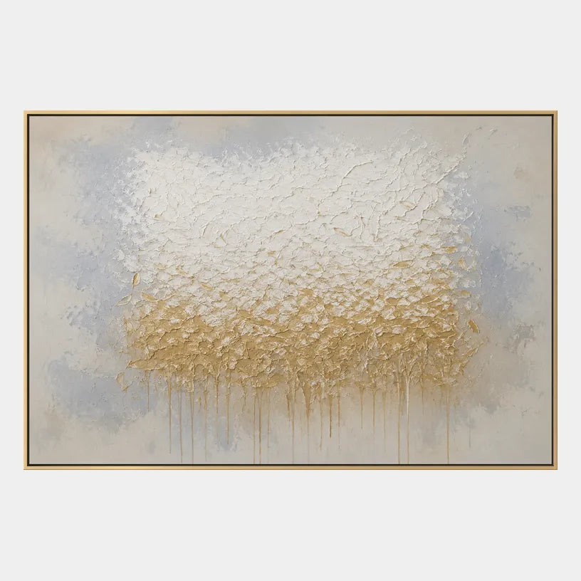 Wabi-Sabi abstract oil painting showing layered abstract marks, texture and expressive painterly movement in a grey palette.